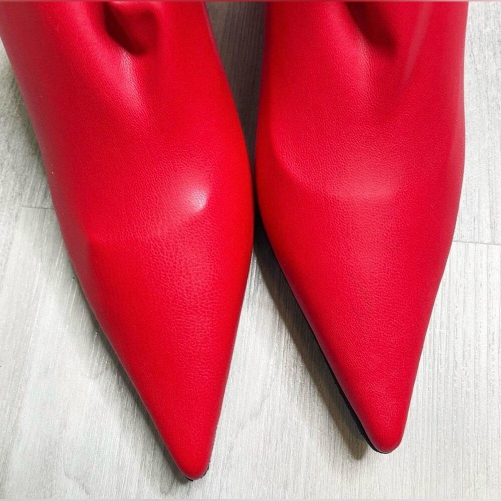 Jeffrey Campbell Pantalones Boots – Red | Size 10 | NEW IN BOX - Picture 9 of 13